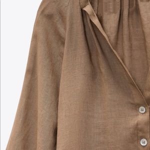 Zara linen midi dress